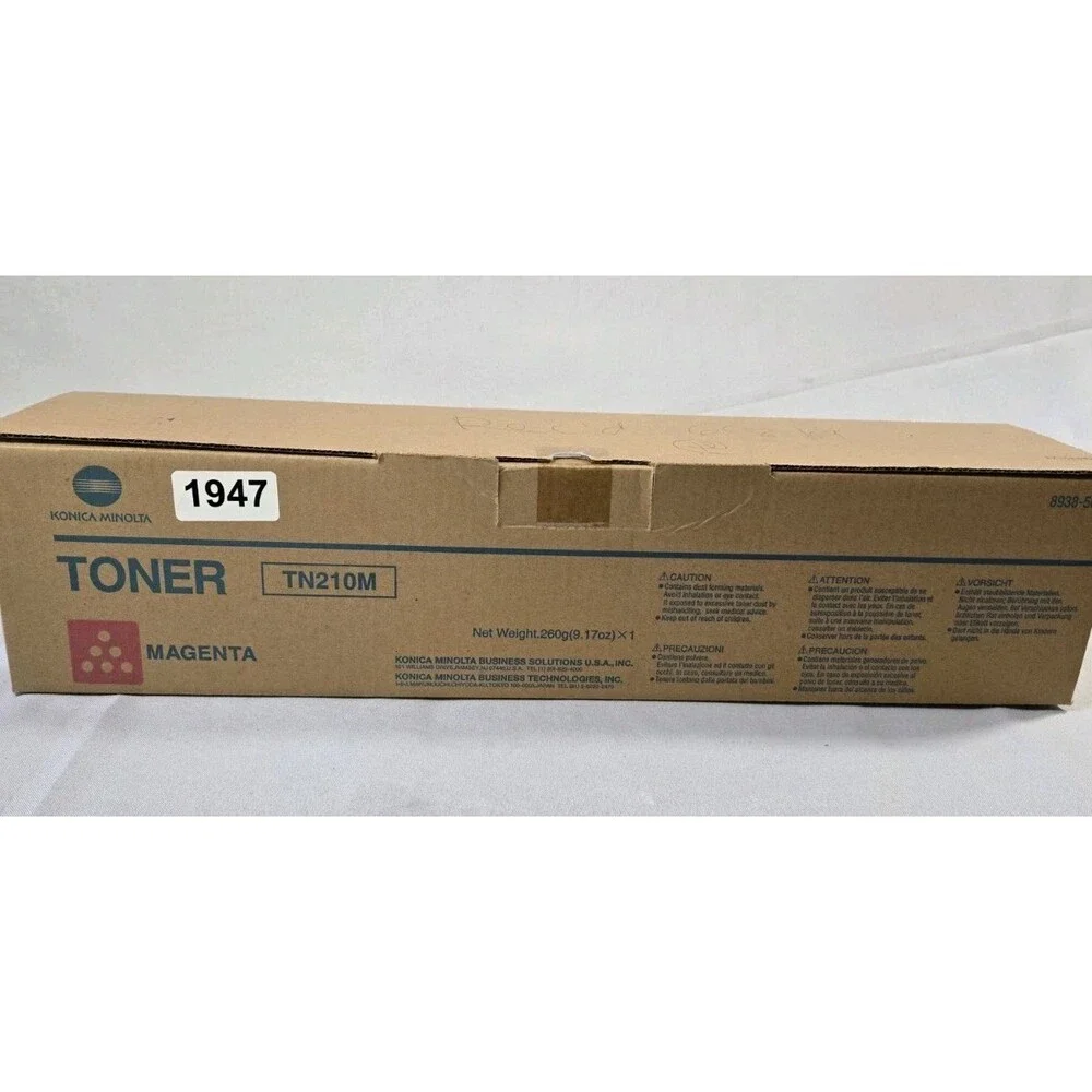 Konica Minolta TN210 8938-507 Magenta Toner Cartridge For Bizhub C250 C252 NEW